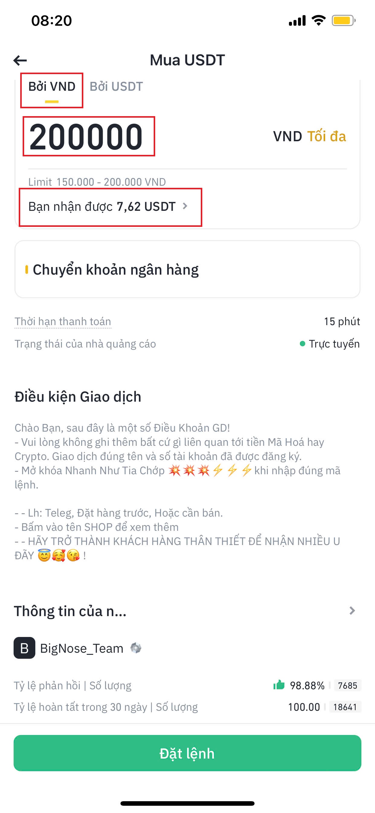 Mua USDT - Sàn Binance có uy tín không?