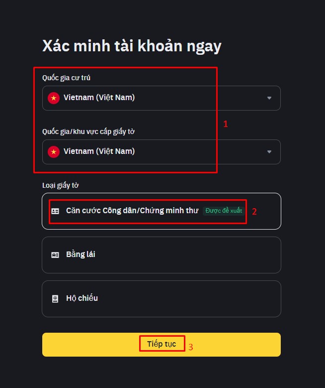 Xác minh danh tính tại sàn Binance - Sàn Binance có uy tín không?
