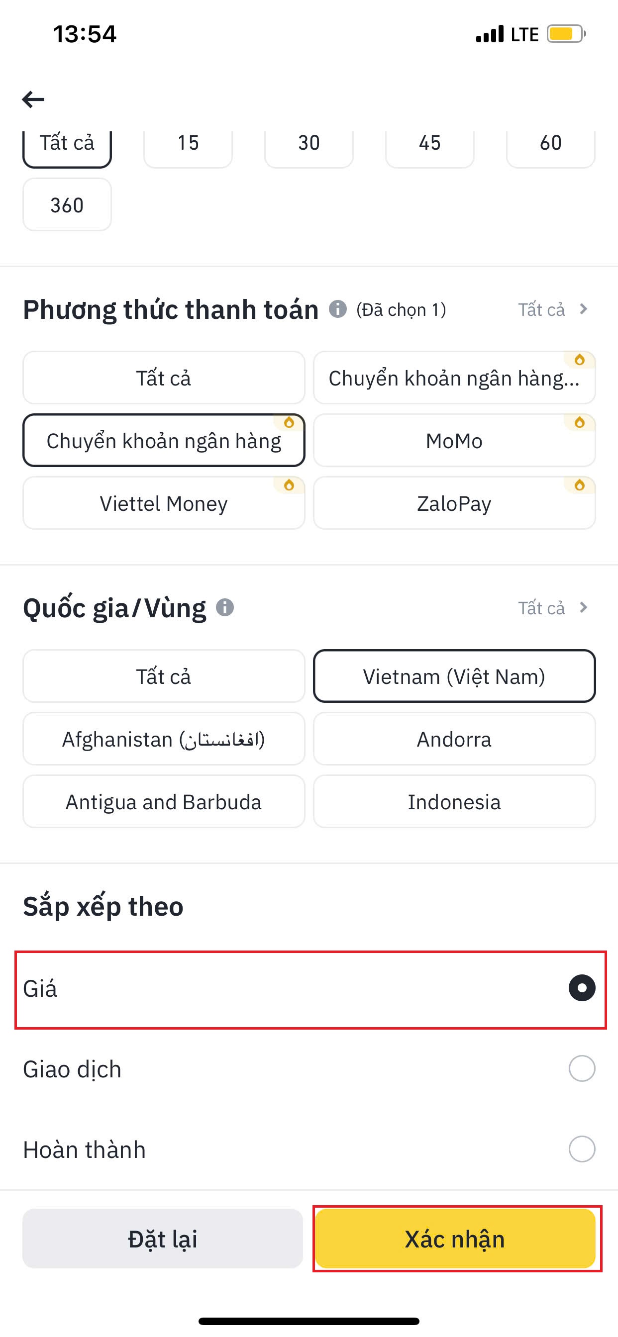 Lọc người mua USDT - Sàn Binance có uy tín không?